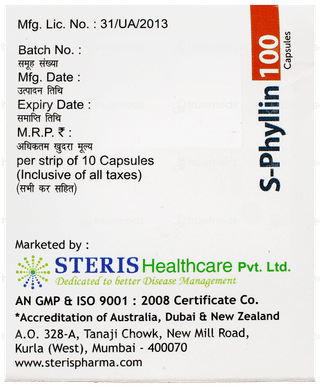 S Phyllin 100 MG Capsule 10
